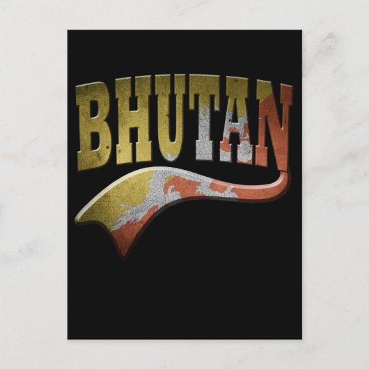 Bhutaans Briefkaart (Voorkant)