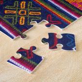 Bhutaans Textiel Legpuzzel (Zijkant)