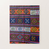 Bhutaans Textiel Legpuzzel (Verticaal)