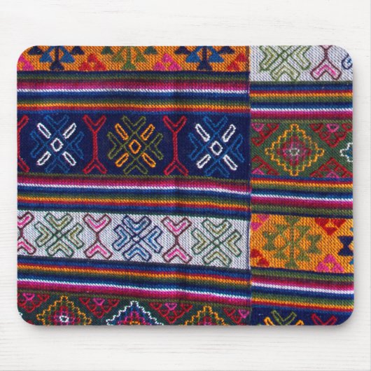 Bhutaans Textiel Muismat (Voorkant)