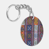 Bhutaans Textiel Sleutelhanger (Voorkant Links)