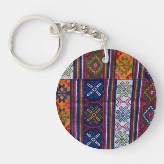 Bhutaans Textiel Sleutelhanger (Voorkant)