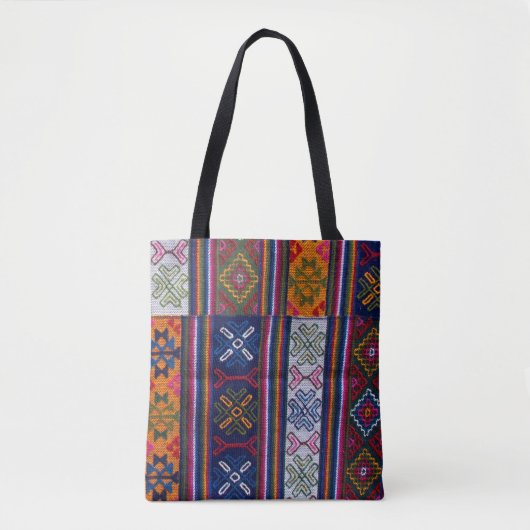 Bhutaans Textiel Tote Bag (Voorkant)