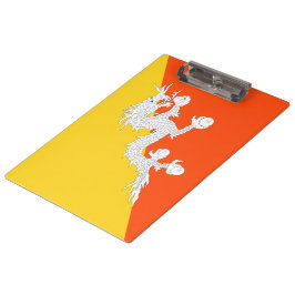 Bhutaanse vlag (Bhutan) (Donderdraak) Klembord