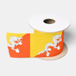 Bhutaanse vlag (Bhutan) (Donderdraak) Satijnen Lint