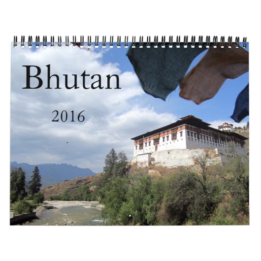 bhutan 2016 kalender (Hoes)