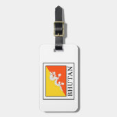 Bhutan Bagagelabel (Voorkant verticaal)