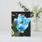 Bhutan Blue Poppy Briefkaart (Staand voorkant)