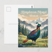 Bhutan Briefkaart (Voorkant / Achterkant)