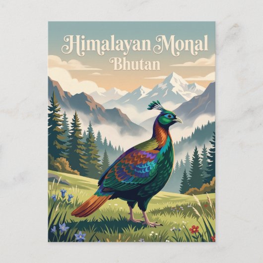 Bhutan Briefkaart (Voorkant)