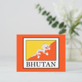 Bhutan Briefkaart (Staand voorkant)