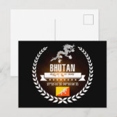 Bhutan Briefkaart (Voorkant / Achterkant)