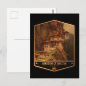 Bhutan Briefkaart (Voorkant / Achterkant)