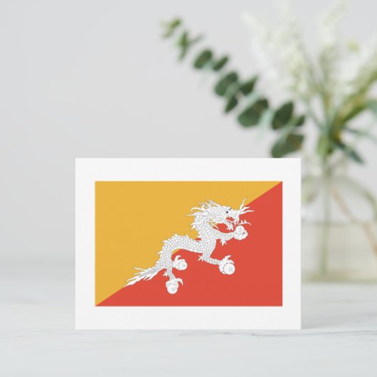 Bhutan Briefkaart (Staand voorkant)