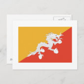 Bhutan Briefkaart (Voorkant / Achterkant)