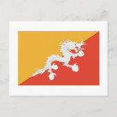 Bhutan Briefkaart (Voorkant)