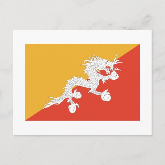 Bhutan Briefkaart (Voorkant)