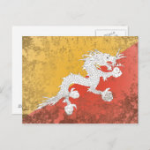 Bhutan Briefkaart (Voorkant / Achterkant)