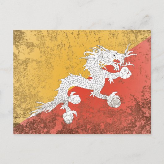Bhutan Briefkaart (Voorkant)