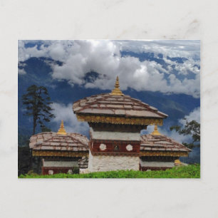 Bhutan-Briefkaart Briefkaart