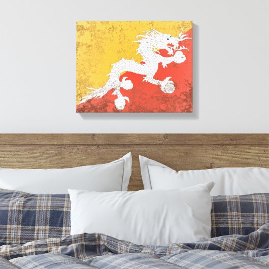 Bhutan Canvas Afdruk (Insitu (Slaapkamer))