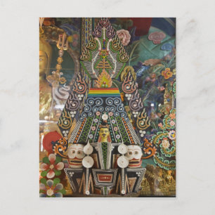 Bhutan. Ceremoniale koeken gemaakt door monniken e Briefkaart