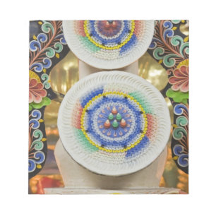Bhutan. Ceremoniële cakes gemaakt door monniken ve Notitieblok
