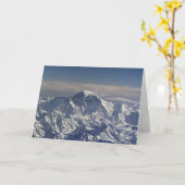 BHUTAN. De oostelijke sneeuw op de Everest Mountai Kaart (Gele Bloem)