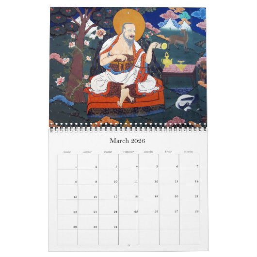 bhutan dzong kalender (Mar 2026)