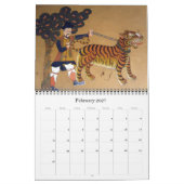Bhutan Dzong-kunst Kalender (Feb 2027)