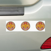 bhutan embleem bumpersticker (Op auto)