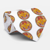 bhutan embleem stropdas (Opgerold)