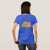 Bhutan Flag and Map dk T-Shirt (Achterkant volledig)