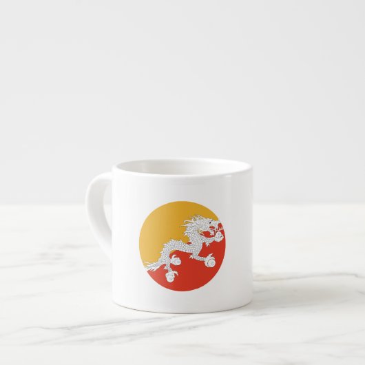 Bhutan Flag Espresso Kop (Links)
