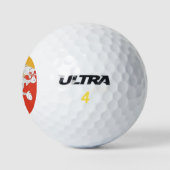 Bhutan Flag Golfballen (Logo)