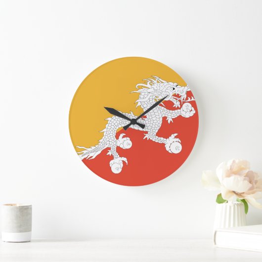 Bhutan Flag Grote Klok (Huis)