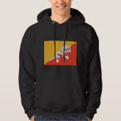 Bhutan Flag Hoodie (Voorkant)