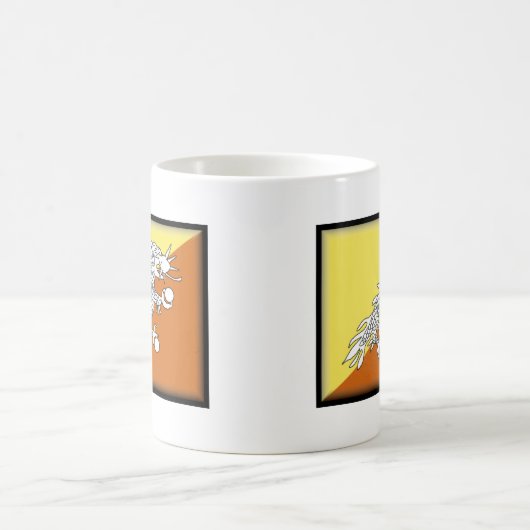 Bhutan Flag Koffiemok (Center)