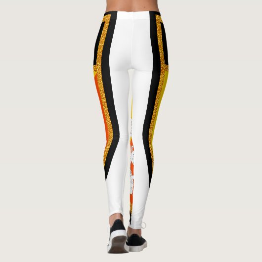 Bhutan Flag Leggings (Achterkant)