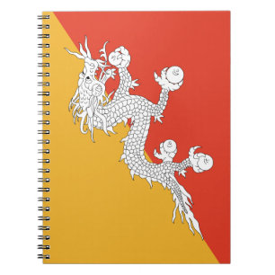 Bhutan Flag Notitieboek