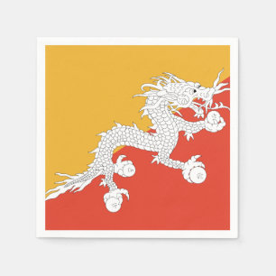 Bhutan Flag Servetten