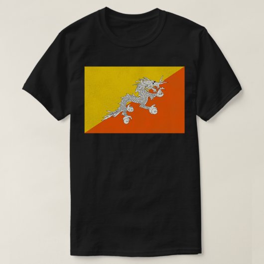 Bhutan Flag T-shirt (Design voorkant)