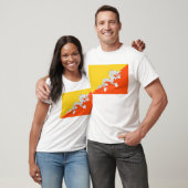 Bhutan Flag T-Shirt, Patriotic T-Shirts (Unisex)