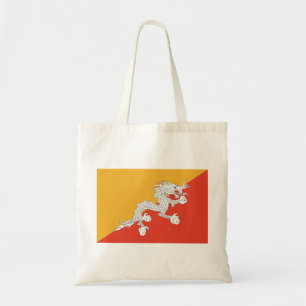 Bhutan Flag Tote Bag
