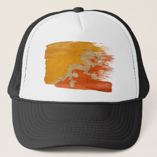 Bhutan Flag Trucker Hat Pet