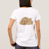 Bhutan Flag x Map T-Shirt (Achterkant)
