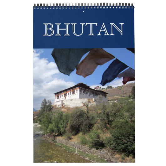 bhutan fotografie kalender (Hoes)