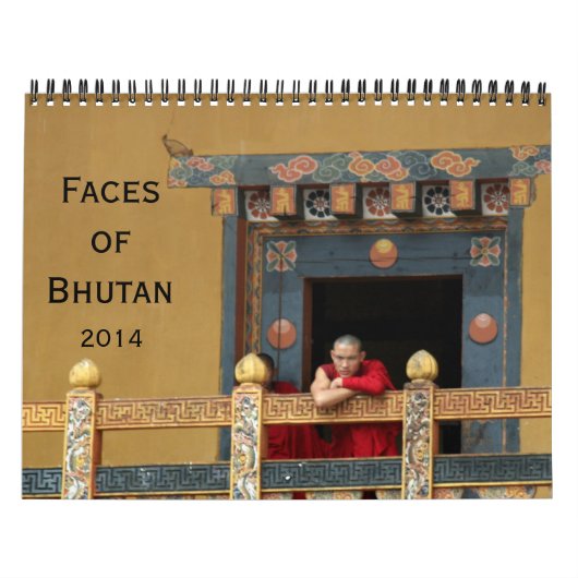 bhutan gezichten voor 2014 kalender (Hoes)
