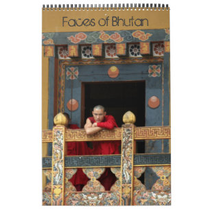 bhutan - koninkrijk gezichten kalender