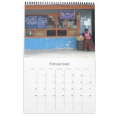 bhutan - koninkrijk gezichten kalender (Feb 2026)